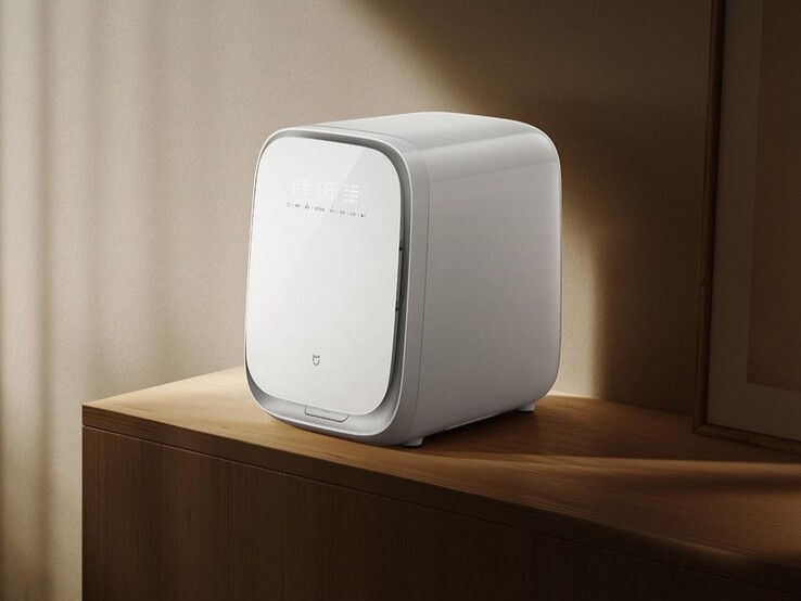 Le mini lave-linge et sèche-linge Xiaomi Mijia de 1,2 kg. (Source de l'image : Xiaomi)