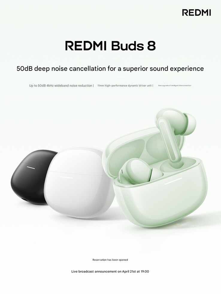 L'annonce du Redmi Buds 8 (machine translated)