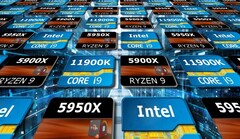 UserBenchmark fait l'éloge du Rocket Lake d'Intel, mais n'a pas de temps à perdre avec la série Ryzen 5000 d'AMD. (Image source : Nextgov/UserBenchmark - édité)
