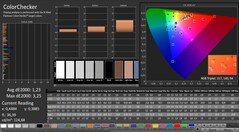 CalMAN : ColorChecker (calibré)