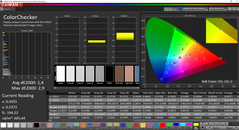 CalMAN ColorChecker (espace couleur cible P3)