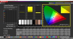 CalMAN ColorChecker calibré