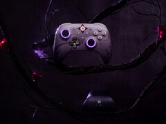 L'édition Honkai : Star Rail - Evernight a une finition violette plus claire que l'édition 8BitDo Ultimate 2. (Source de l'image : 8BitDo)