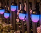 Guirlandes lumineuses chromatiques Govee pour l'extérieur, suspendues à la balustrade
