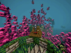 Megabonk propose de nombreuses cartes aléatoires, des vagues d'ennemis et de boss, du butin, des personnages à débloquer et une multitude d'améliorations. Ci-contre, une capture d'écran du jeu. (Source de l'image : Megabonker/YouTube - Modifié)