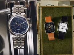 Les montres Timex Marlin Moon Phase 40 mm (à gauche) et MTP-M305L (à droite). (Source de l'image : Timex/Casio)