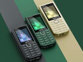 Le Nokia 300 Charge est disponible en trois couleurs : beige, vert et noir.