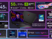L'ordinateur portable de jeu Raider GE78 HX de MSI a été lancé au CES 2023 (image via MSI)