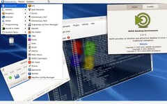 RebeccaBlackOS live Linux - Bureau MATE dans Wayland (Source d'image : SourceForge)
