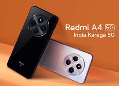 Le Redmi A4 5G est équipé d'un processeur Qualcomm Snapdragon 4s Gen 2 (Source : Redmi)