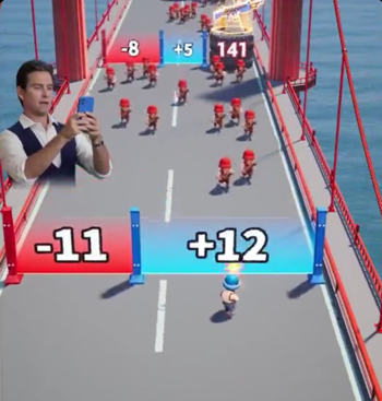 Un extrait de la publicité en question. (Source de l'image : TikTok)