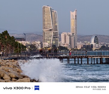 Vivo X300 Pro 200 mm sans télé-convertisseur.