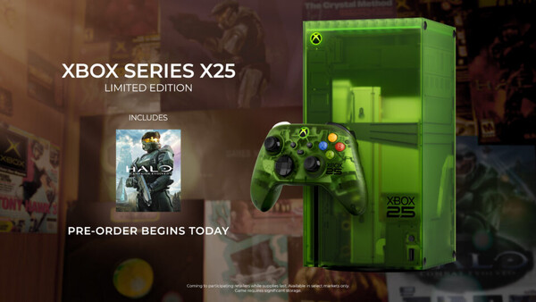 La Xbox Series X25 en édition limitée est fournie avec un téléchargement gratuit de Halo : Campaign Evolved.