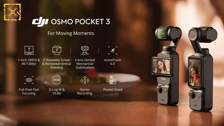 Le DJI Osmo Pocket 3...
