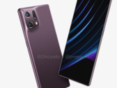 Rendu de l'OPPO Find X5 Pro. (Source : OnLeaks X Prepp)