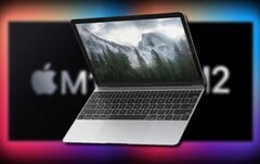 Il semble qu&#039;il y ait des plans pour un ordinateur portable MacBook de 12 pouces avec Apple Silicon à l&#039;intérieur. (Image source : Apple/Notebookcheck - édité)
