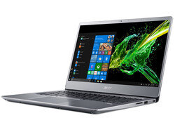 En test : l'Acer Swift 3 SF314-41-R8HZ. Modèle de test aimablement fourni par Acer Allemagne.