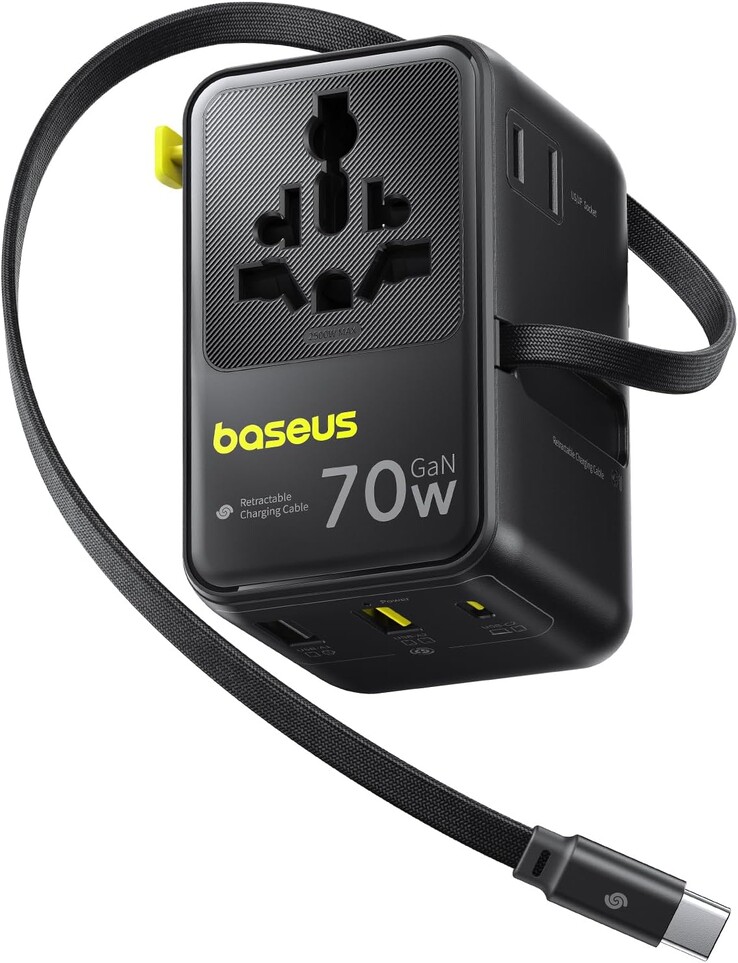 L'adaptateur de voyage universel EnerCore CG11 de Baseus. (Source de l'image : Baseus)
