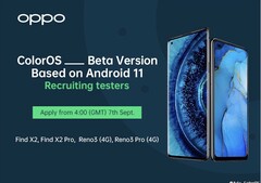 Oppo a récemment annoncé un bêta test pour une nouvelle version de ColorOS (Source de l'image : @UniverseIce)
