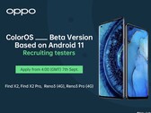 Oppo teste la version bêta d'Android 11 ColorOS 8 sur le Find X2, Find X2 Pro, Reno3 et Reno3 Pro : la ROM officielle pourrait arriver le jour du lancement d'Android 11