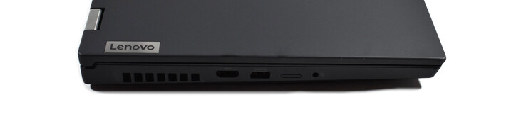 A gauche : HDMI, USB-A 3.0, micro SIM, audio 3,5 mm