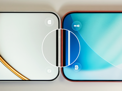 Vue rapprochée mettant en évidence les bordures étroites du OnePlus 15T.