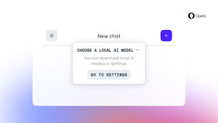 Opera annonce la possibilité de télécharger et d&#039;utiliser des LLM locaux (Image source : Opera)