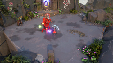 Une image montrant un combat dans Raji: An Ancient Epic.