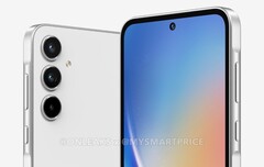 Après le Galaxy A15, le Galaxy A35 présente apparemment un renflement sur le cadre. (Source de l'image : @OnLeaks / MySmartPrice)