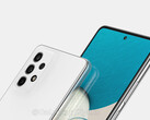 Le Galaxy A53 partage son apparence avec le Galaxy A52s. (Image source : @OnLeaks &amp; Digit)