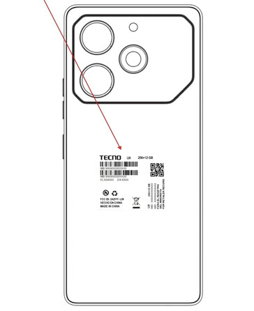 Le Tecno LI9 présente des arguments assez convaincants pour être lancé sous le nom de Pova 6 Pro lors de son enregistrement à la FCC. (Source : FCC via MySmartPrice)