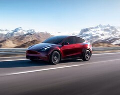 La couleur &quot;Midnight Cherry Red&quot; pour la Tesla Model Y est disponible exclusivement chez Giga Berlin (Image : Tesla)