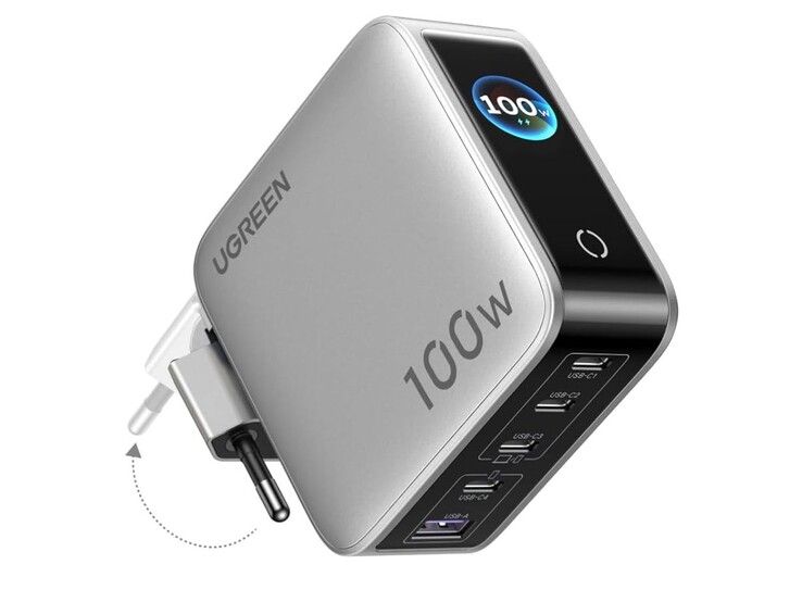 Le chargeur Ugreen Nexode Pro 100W avec Smart Display