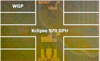 Le Xclipse 970 qui a fait l'objet d'une fuite, tel qu'il apparaît sur la photo du moule