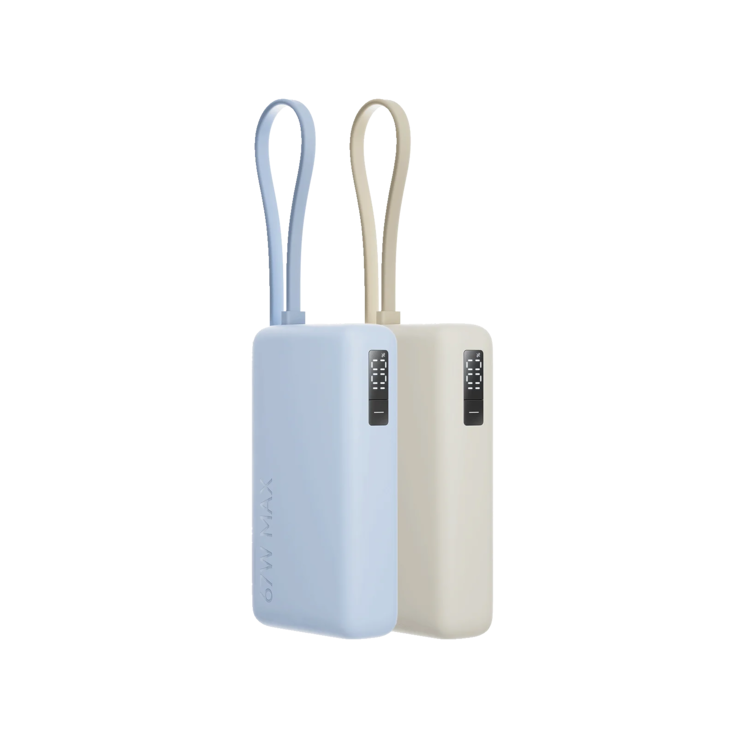 Le Xiaomi 67W Power Bank 10000 (câble intégré). (Source de l'image : Xiaomi)
