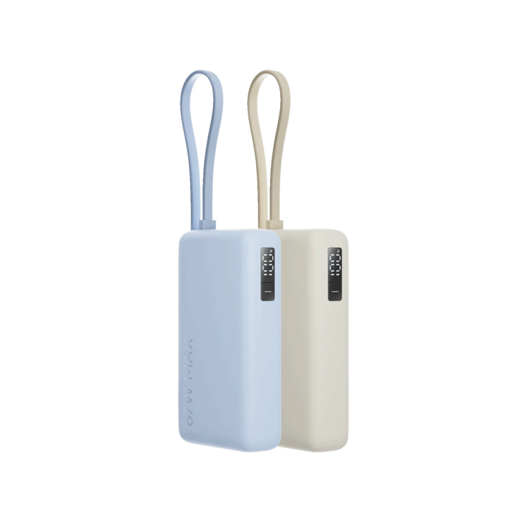 Le Xiaomi 67W Power Bank 10000 (câble intégré). (Source de l'image : Xiaomi)