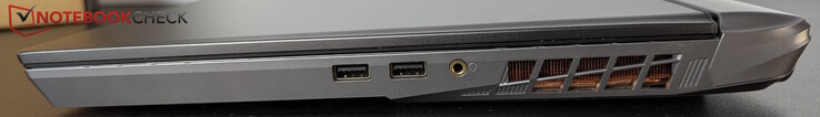 À droite : 2x USB-A 3.2 (10 Gbps), prise pour casque d'écoute