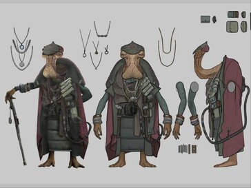 Image présumée d'un personnage nommé Jotraaaz Kammzzzek dans Star Wars Eclipse. (Source de l'image : MP1st)