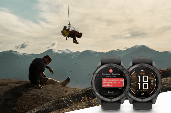 La Fenix 8 Pro prend en charge la communication par satellite, mais derrière un mur payant. (Source de l'image : Garmin)