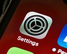 Gros plan sur l'icône de l'application « Réglages » sur l'écran d'un iPhone