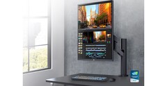 Le nouveau moniteur DualUp. (Source : LG)