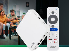 Acer a corrigé les spécifications de la Google TV Box 4K UHD. Photo : une photo promotionnelle de l'appareil. (Source de l'image : Acer)