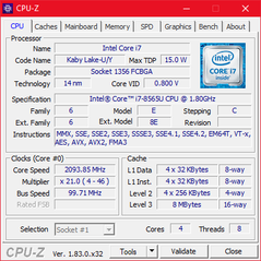 Lenovo ThinkPad X1 Yoga - CPU-Z.
