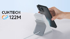 Le CP122M de Cuktech peut être fixé à un support externe pour le transformer en chargeur sans fil fil classique (Source de l&#039;image : Cuktech - édité)