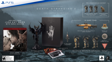 Les éditions de précommande de Death Stranding 2 (Image source : Kojima Productions X account)