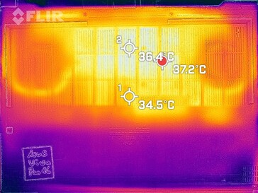 Imagerie thermique - fond, ralenti