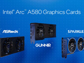 L'Intel Arc A580 est désormais disponible à la vente (image via Intel)