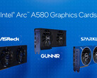 L'Intel Arc A580 est désormais disponible à la vente (image via Intel)
