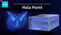 Système de recherche neuromorphique Intel Hala Point (Source : Intel)