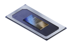 Un rendu d'une puce Intel Meteor Lake. (Source : Intel)